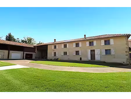 très belle maison de village entièrement rénovée sur terrain arboré  grandes dépendances .