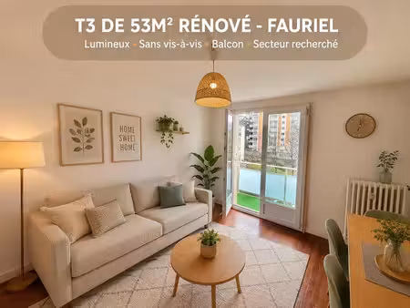 vente appartement 53 m² à saint-etienne (42000)  74 500 €