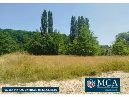 vente terrain 1499 m² à sainte colombe (40700)  30 500 €