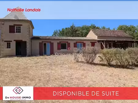 vente maison 5 pièces 137 m² à gageac-et-rouillac (24240)  259 000 €