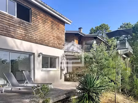 lacanau carreyre vue lac   maison contemporaine 4 chambres garage terrasses