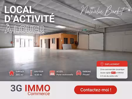 location locaux professionnels 355 m² à fagnières (51510)  2 471 €