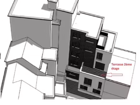 appartement 1 chambre avec terrasse