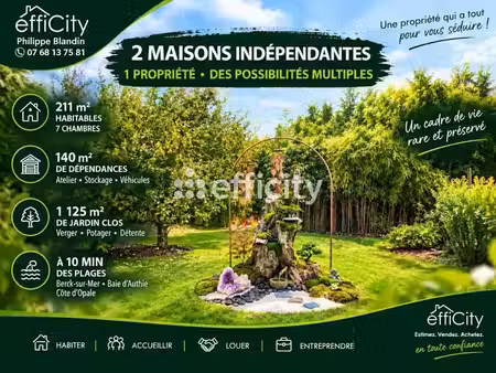 vente maison 12 pièces 221 m² à verton (62180)  382 900 €