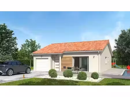 terrain avec maison neuve à vendre