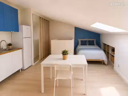 studio 25 m² meublé tout neuf et lumineux  dispo fin aout  au calme  proche tricastin
