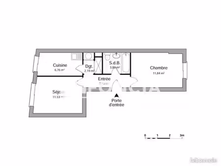appartement 2 pièces 40 m²