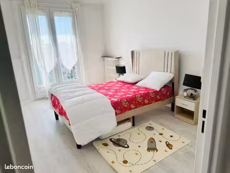 superbe appartement meublé 80m² - idéal famille ou colocation (anatole france)