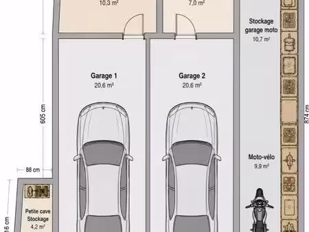 garages avec stockage / box motos-vélos / cave – bientôt disponibles