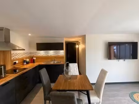 t2 meublé 50m2 avec jardin clos-pradelles