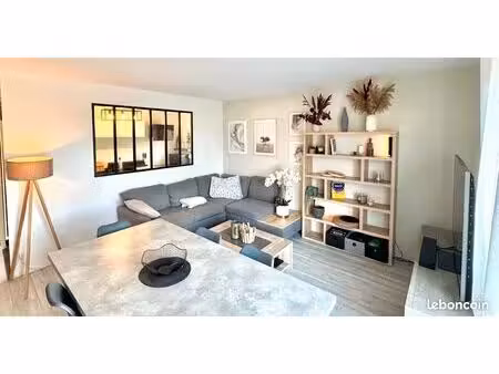 t3 meublé rénové de 63 m² avec balcon et 2 places de parking – cugnaux (31270)