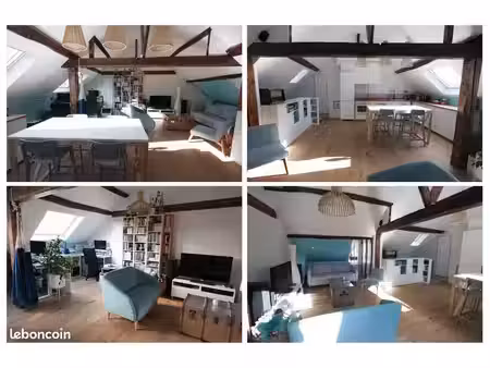 duplex centre ville - à 450m rer - refait à neuf
