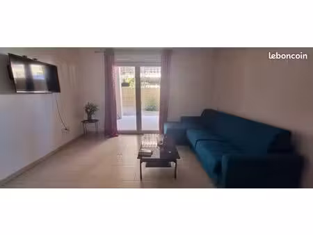 f2 neuf meublé + jardin privatif 30 m² – marseille 15e