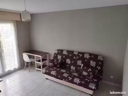 appartement meublé 22m2 lumineux