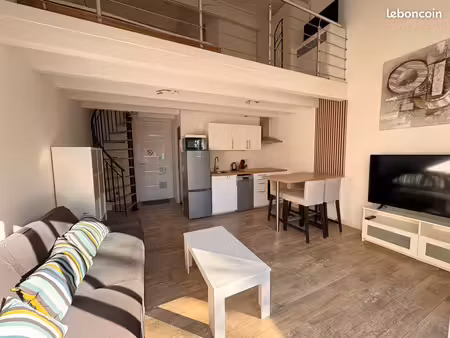 f2 meublé 38 m2 dans maison mitoyenne - recent (2019)