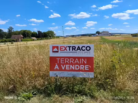 vente terrain 551 m² à criquebeuf-sur-seine (27340)  88 000 €