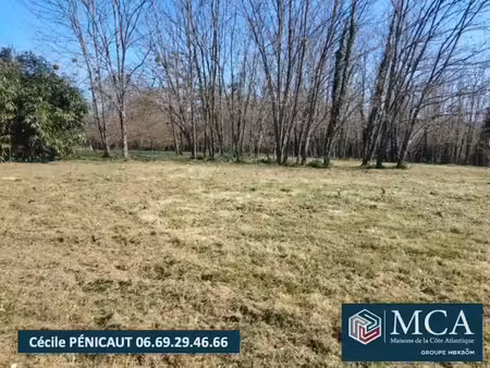 vente terrain 2000 m² à gamarde-les-bains (40380)  140 000 €