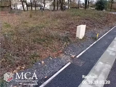 vente terrain 400 m² à biganos (33380)  155 000 €