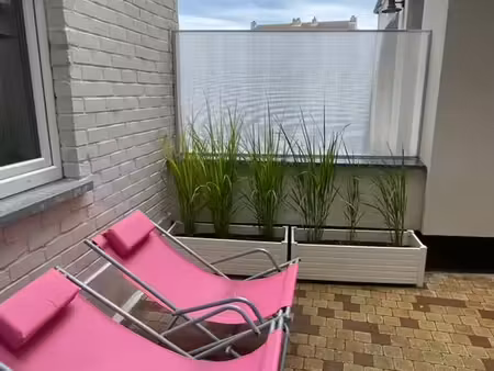 appartement meublé 2 ch. ostende avec terrasse