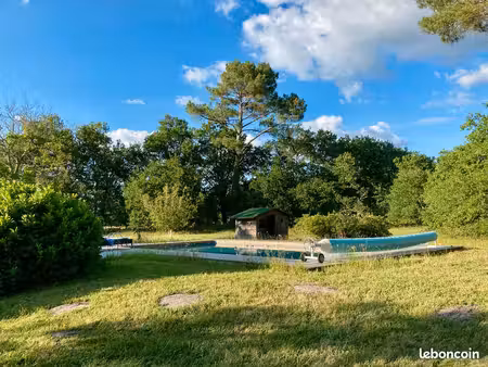 maison de charme au calme à lacanau au sein d'un parc arboré de 8 640 m² avec piscine