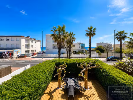 palavas-les-flots f4 vue mer  balcon et double parking