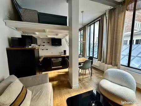 paris 11ᵉ – loft d’architecte avec mezzanine – 36 7 m² au sol (26 2 m² carrez) – calme sur