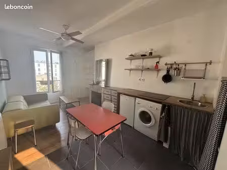 appartement meublé 2 pièces 27 m² – paris 10e