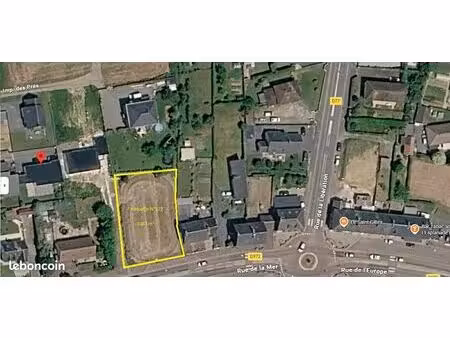terrain viabilisé 1087 m² st gilles