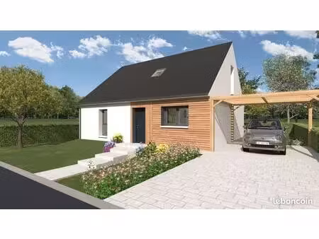projet de construction d'une maison 103 m² avec terrain à le longeron (49)