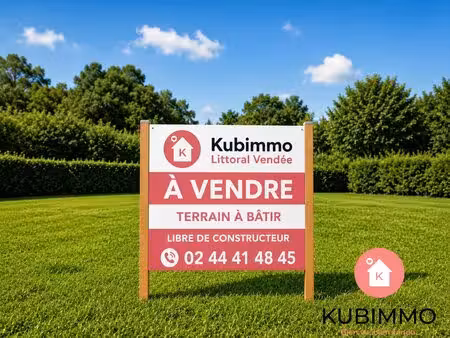 jard-sur-mer terrain à bâtir 279 m² libre de construc