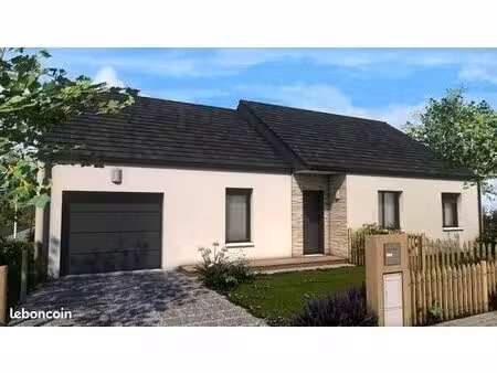 maison 94.74 m² avec terrain à saint-guyomard (56)