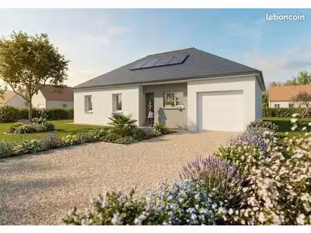projet de construction d'une maison 81 m² avec terrain à villiers-charlemagne (53)