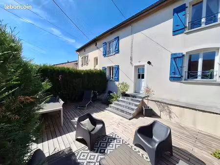 maison lorraine rénovée-188m2-5 chambres-terrasse plein sud- terrain 400m2-les étangs 5753
