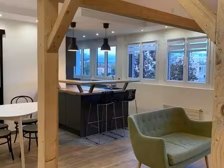 3p meublé 70 m² | dernier étage | box | 2 min gare rer a à pied
