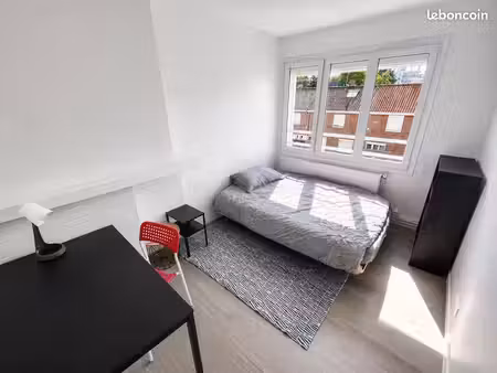 lille. location idéal étudiant(e) - chambre meublée en co-ioc - localisation idéal proche 