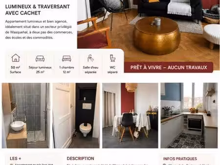 appartement t2 wasquehal