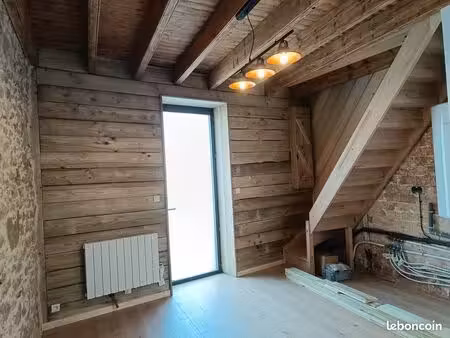 charmante maison t3 entièrement rénovée avec jardin