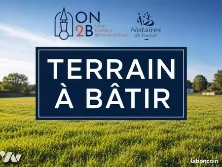 terrain 1300 m² st venant