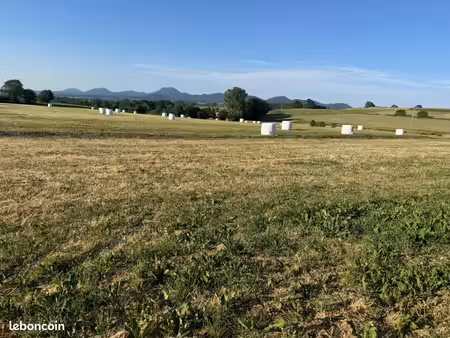 terrain à bâtir / constructible - 1000 m2 - vernines - vue imprenable sur la chaîne des pu