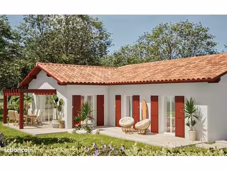 projet de construction d'une maison 114 m² avec terrain à jatxou (64)