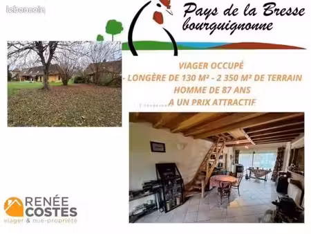 longère en viager 5 pièces 130 m²