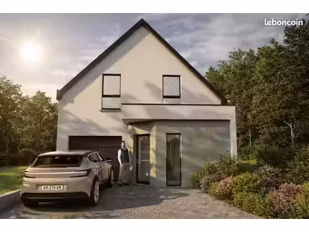 projet de construction d'une maison 87 m² avec terrain à schwenheim (67)