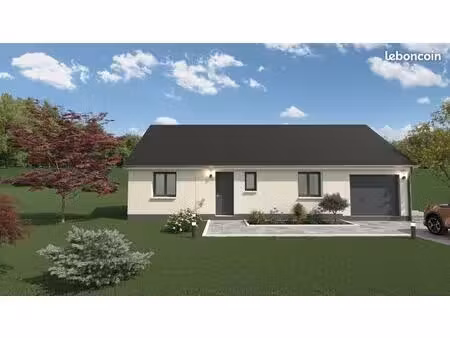 projet de construction d'une maison 76 m² avec terrain à emanville (76)