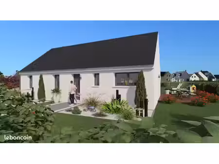 projet de construction d'une maison 91 m² avec terrain à le bois-robert (76)