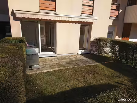 appartement 33 m² avec jardin privatif – à 100 m du lac – amphion