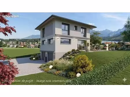 projet de construction d'une maison de 3 chambres de 108 m² avec terrain à allinges (74)