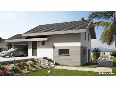 projet de construction d'une maison 105 m² avec terrain à larringes (74)