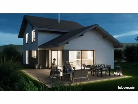 projet de construction d'une maison 137 m² avec terrain à larringes (74)