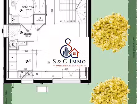 maison 3 pièces 70 m²
