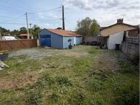 terrain et garage avec possibilité rénovation